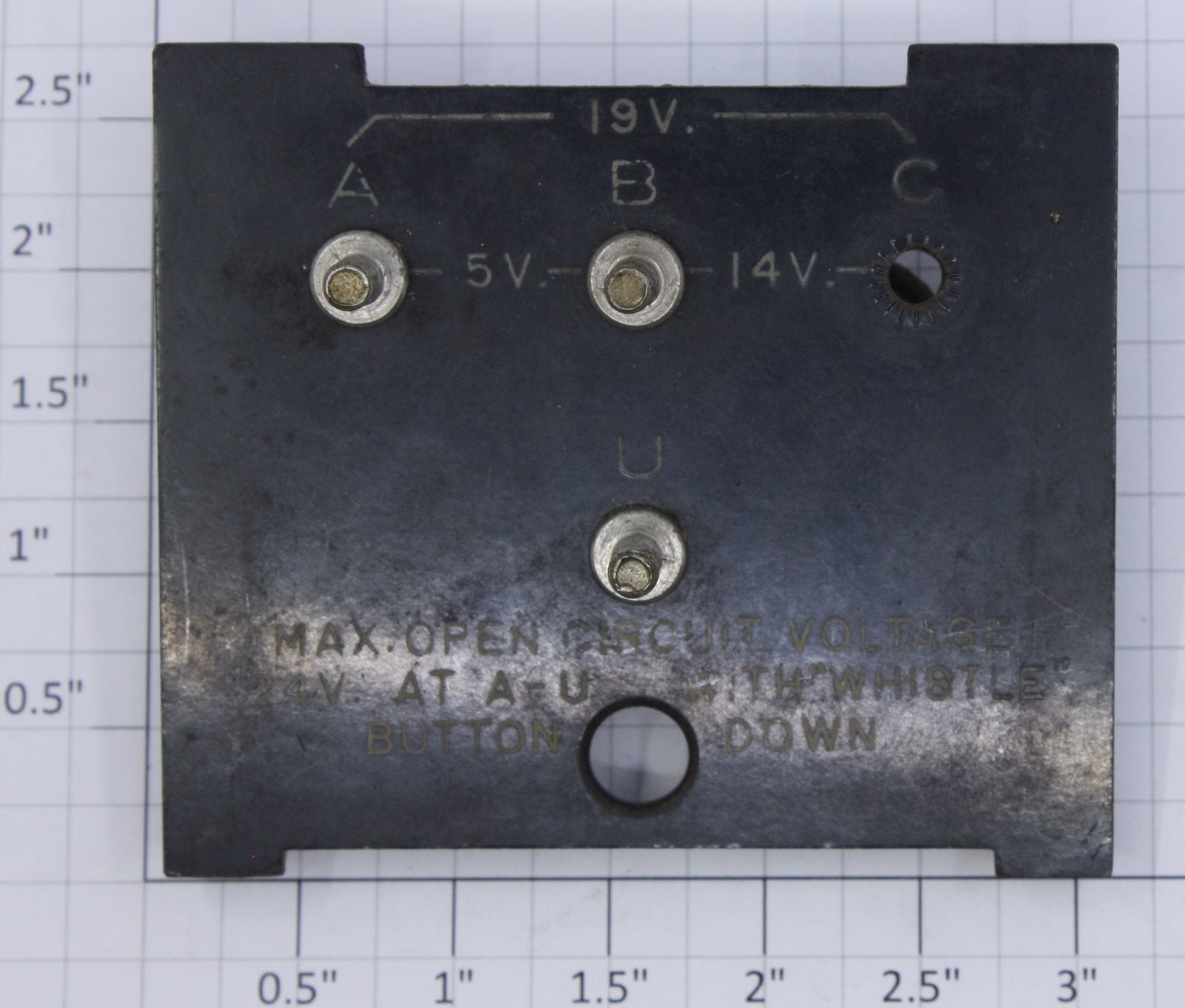 Lionel Q-5X Transformer Terminal Plate