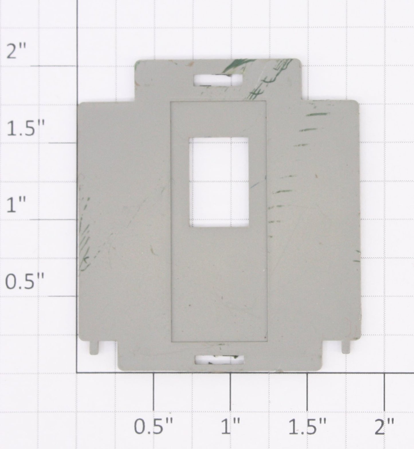 Acme 0130-3 Painted Gray Vestibule Inside Door Plate