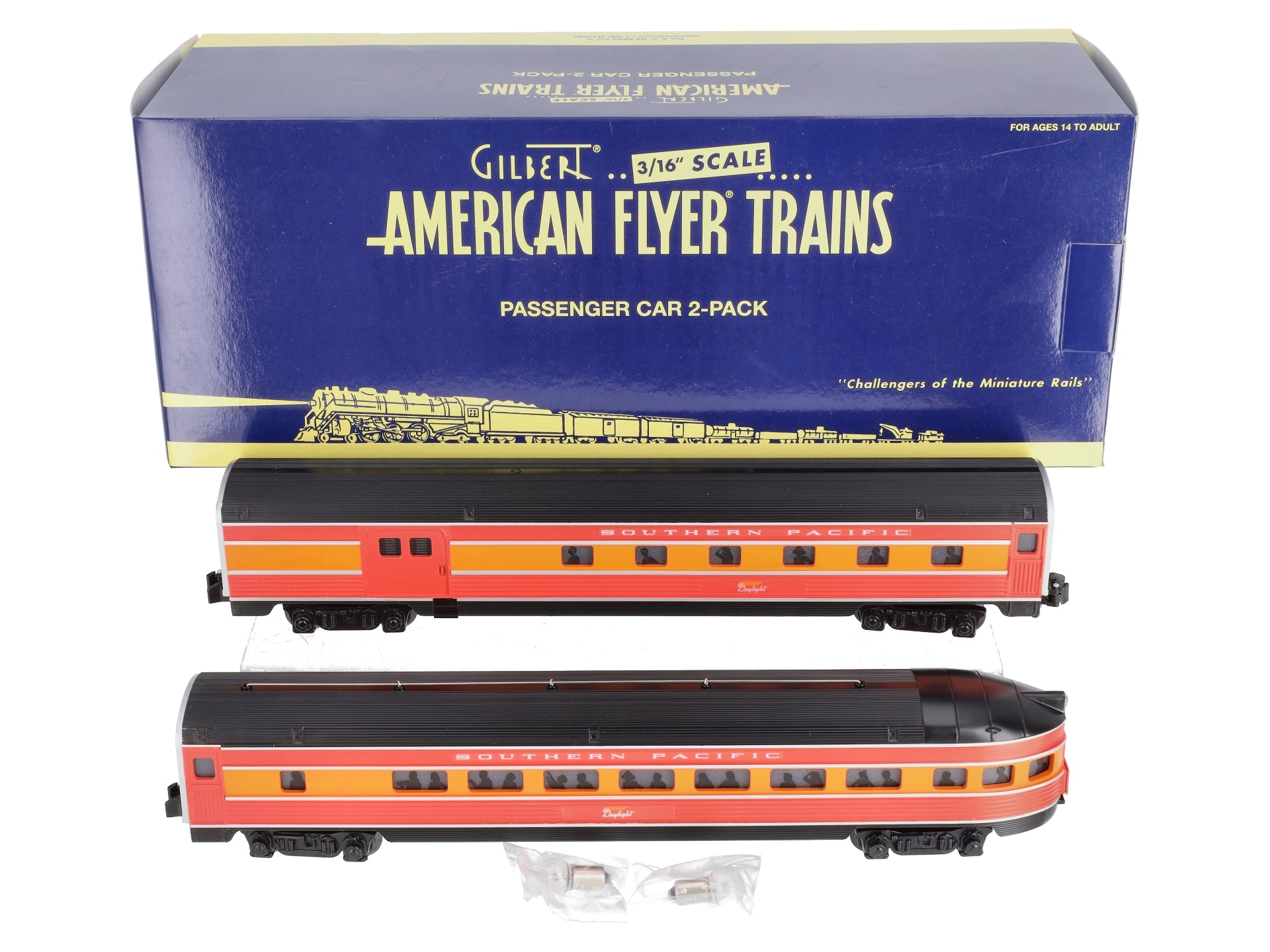 American Flyer 6-47918 S Southern Pacific Streamliner Combo & Observation Cars