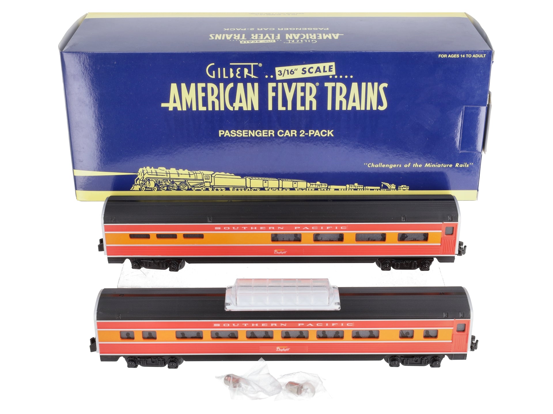 American Flyer 6-47915 S Southern Pacific Streamliner Diner & Vista Dome (2)