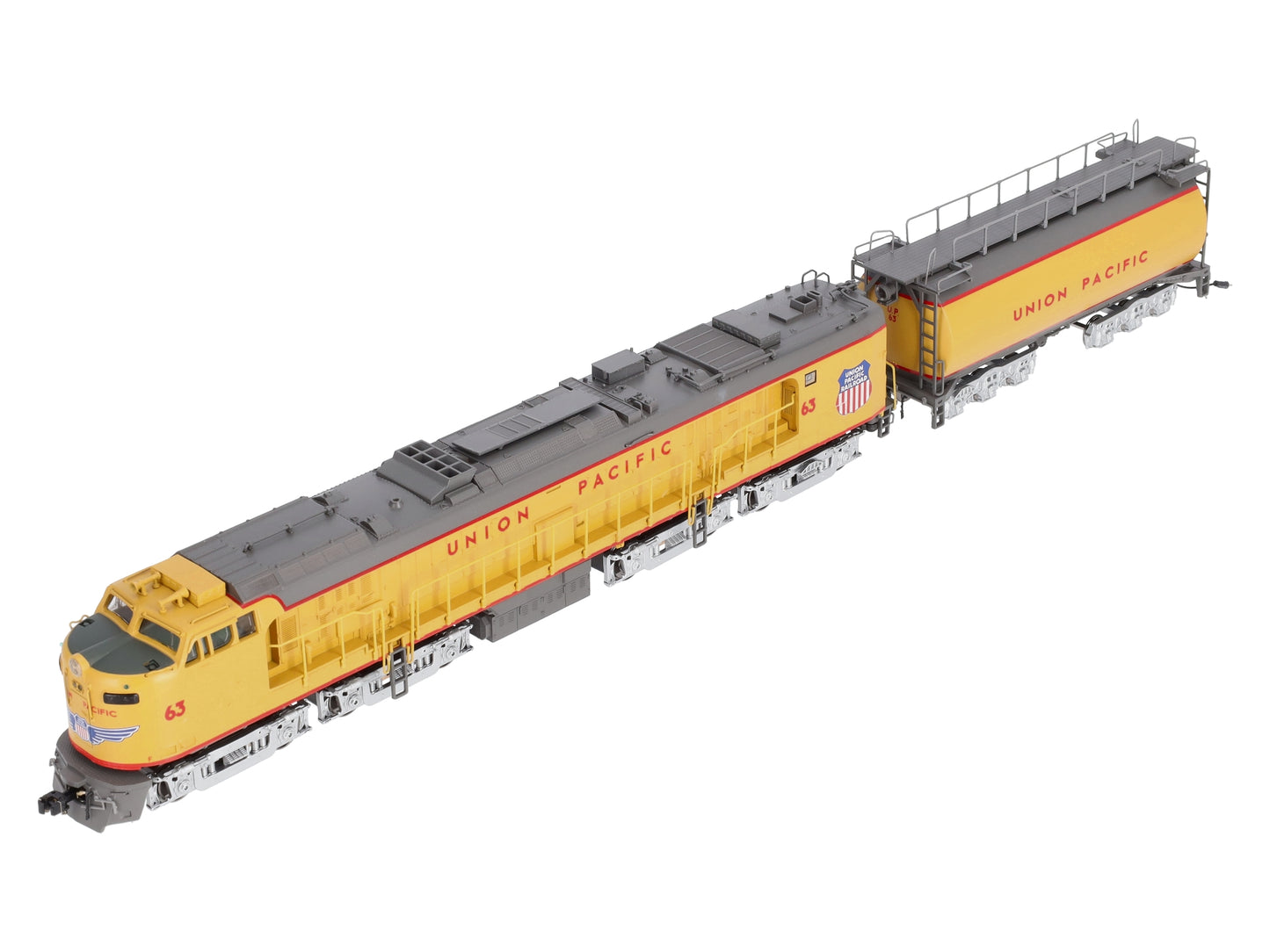 MTH 80-2052-1 HO Union Pacific HO Veranda Turbine & Tender Set w/P-S 3.0 #63
