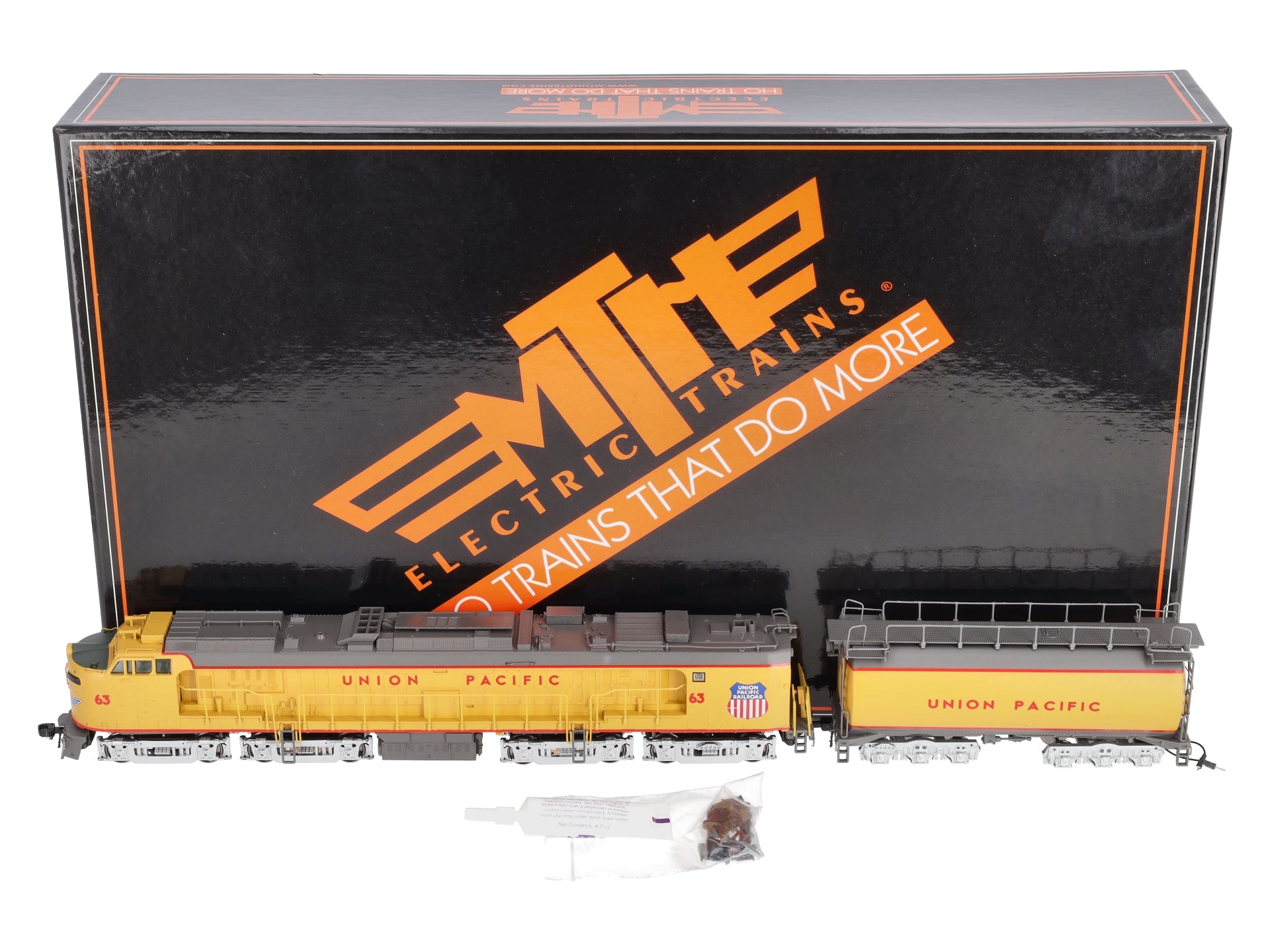 MTH 80-2052-1 HO Union Pacific HO Veranda Turbine & Tender Set w/P-S 3.0 #63