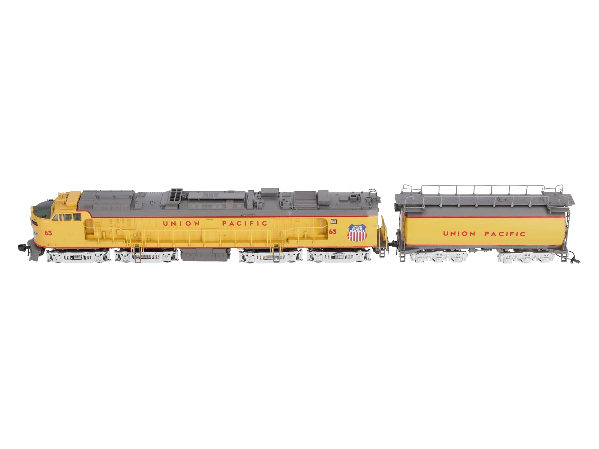 MTH 80-2052-1 HO Union Pacific HO Veranda Turbine & Tender Set w/P-S 3.0 #63