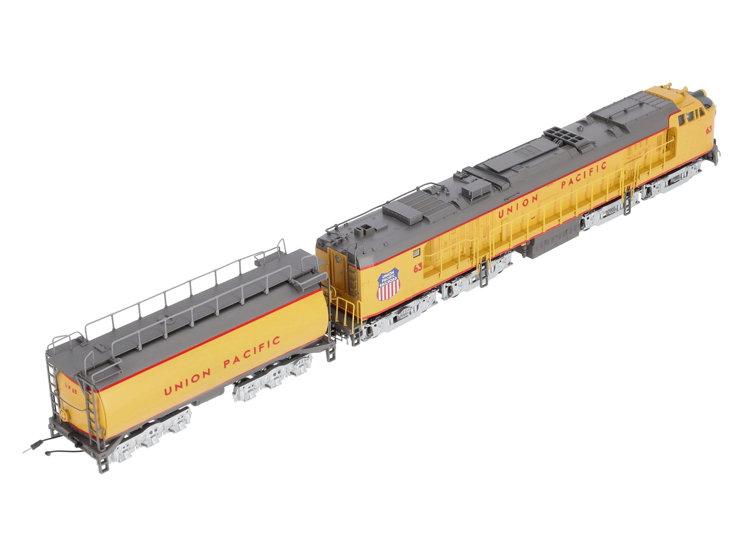 MTH 80-2052-1 HO Union Pacific HO Veranda Turbine & Tender Set w/P-S 3.0 #63