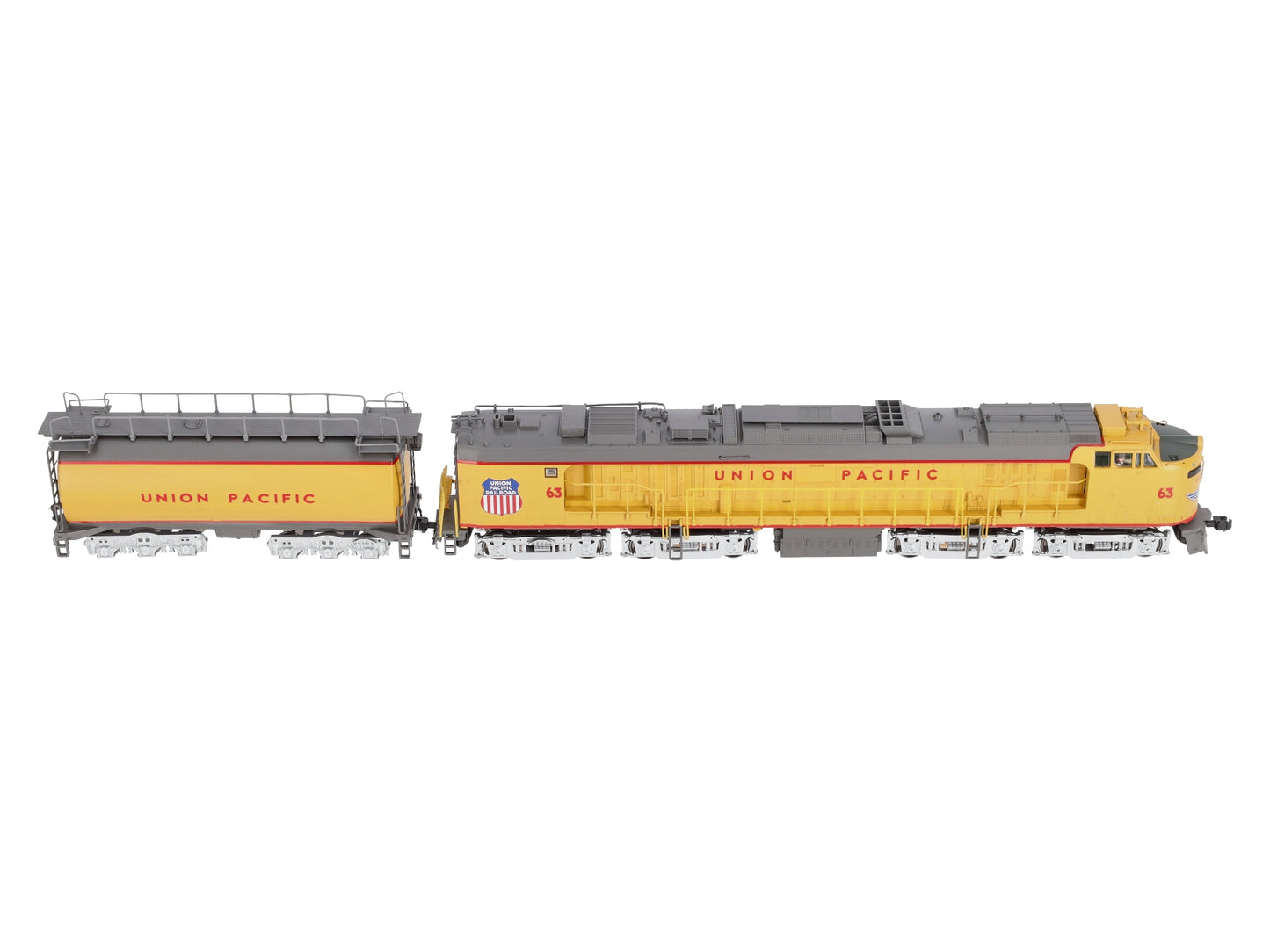 MTH 80-2052-1 HO Union Pacific HO Veranda Turbine & Tender Set w/P-S 3.0 #63