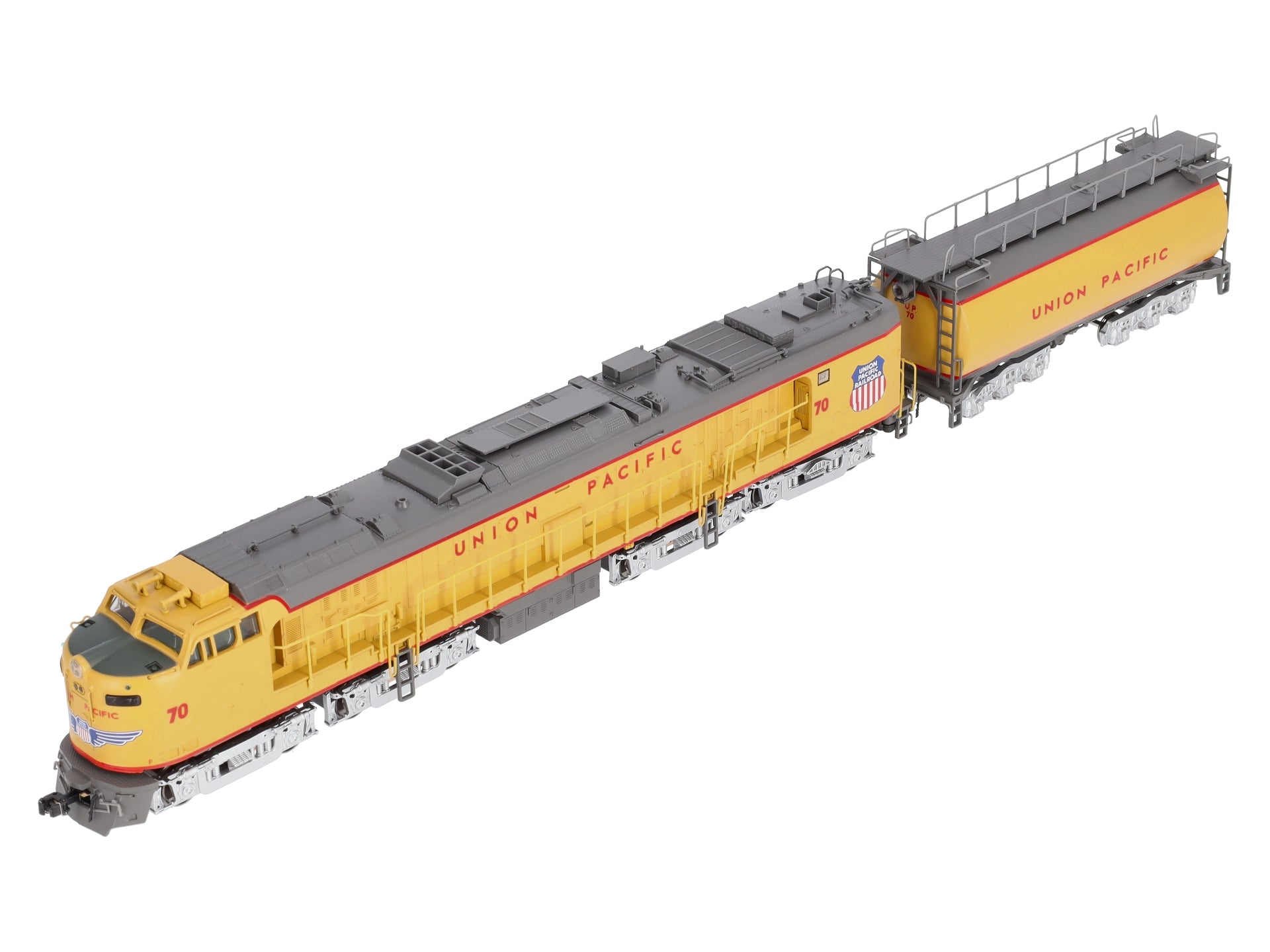 MTH 80-2054-1 HO Union Pacific Veranda Turbine & Tender Set w/PS3 #70