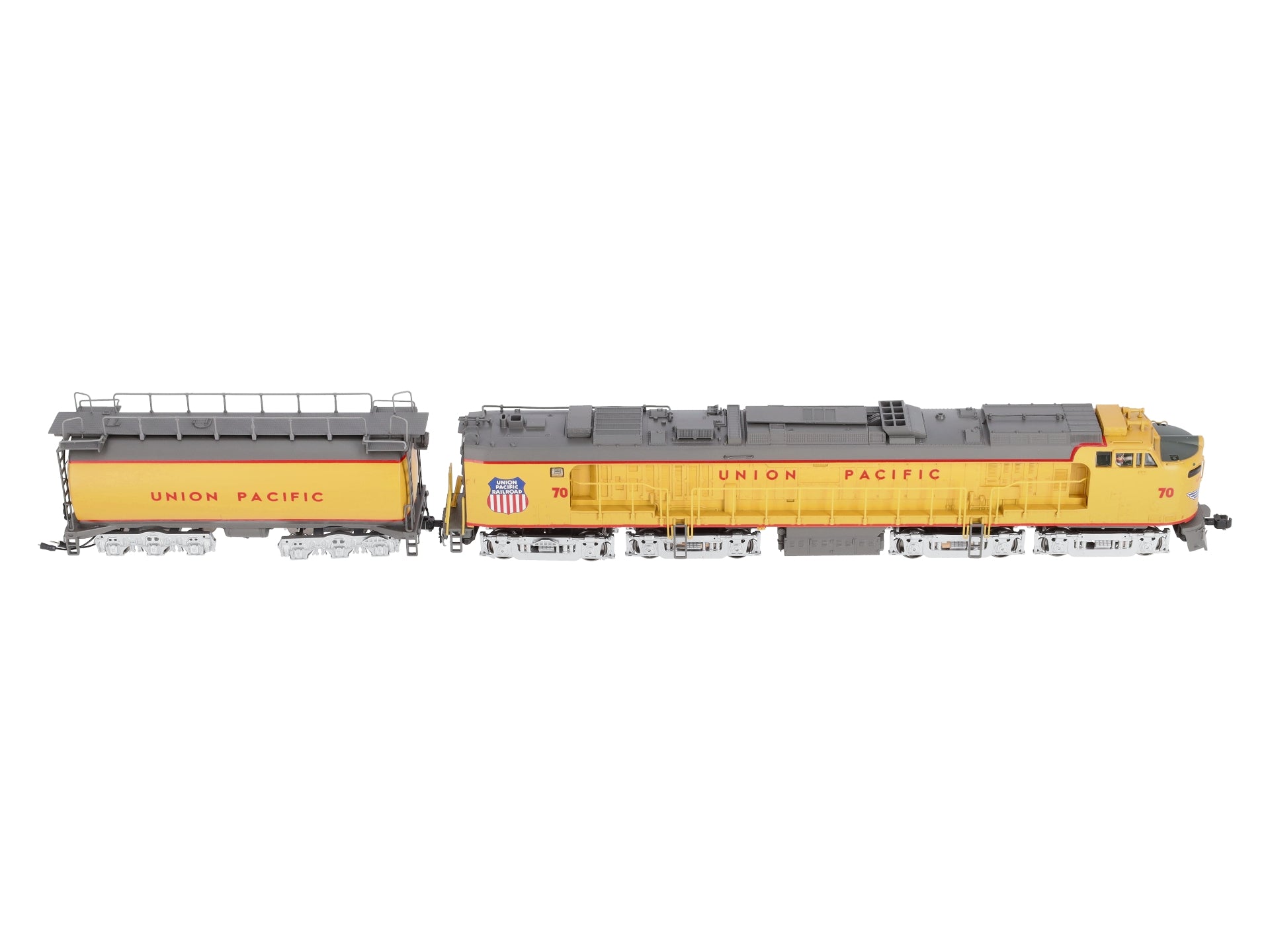MTH 80-2054-1 HO Union Pacific Veranda Turbine & Tender Set w/PS3 #70