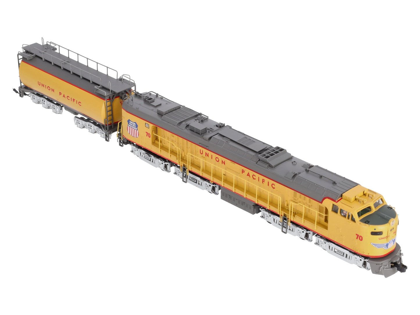 MTH 80-2054-1 HO Union Pacific Veranda Turbine & Tender Set w/PS3 #70