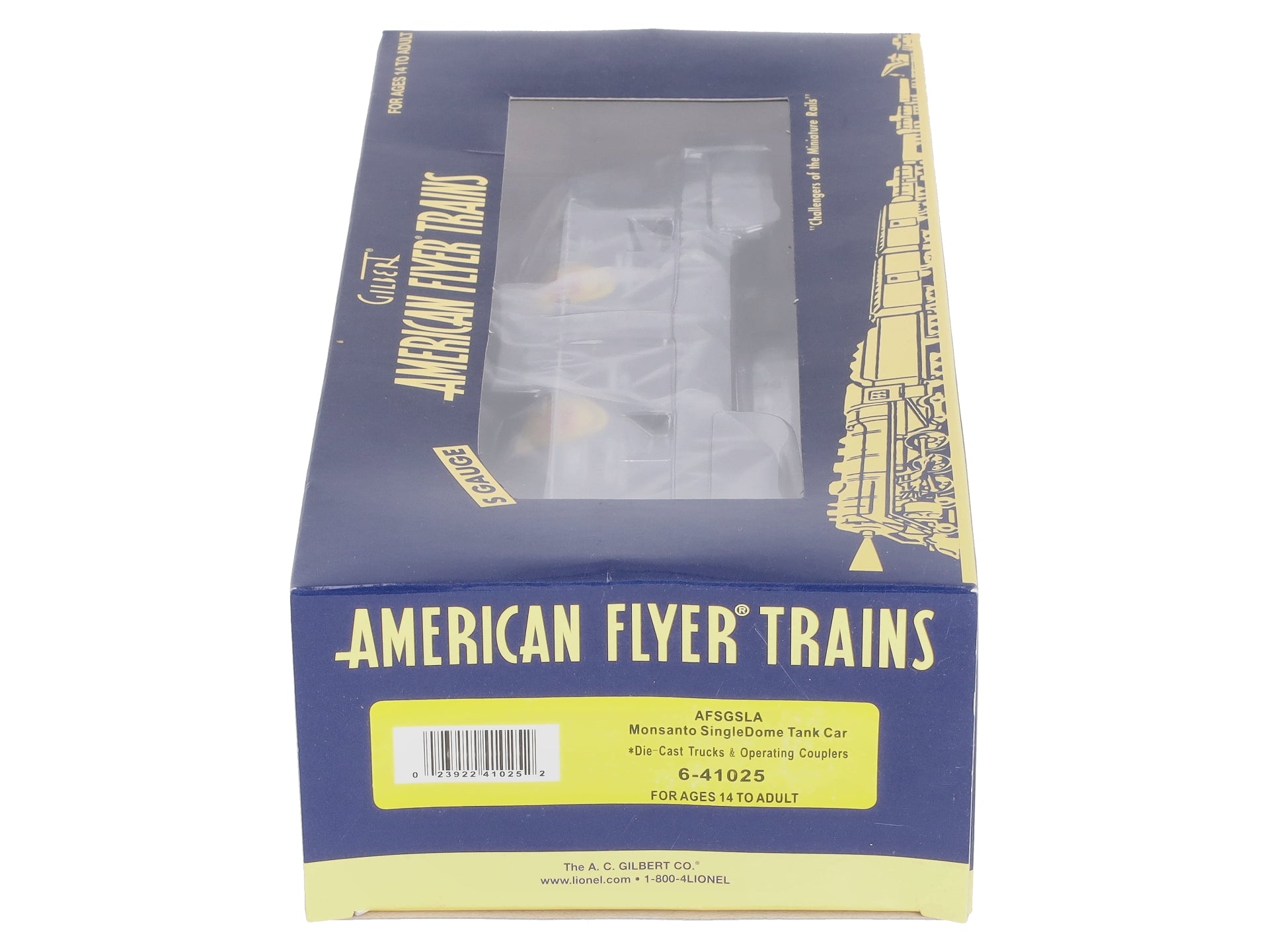 American Flyer 6-41025 S Gauge S.H.P.X. Monsanto SingleDome Tank Car #41025 LN/Box