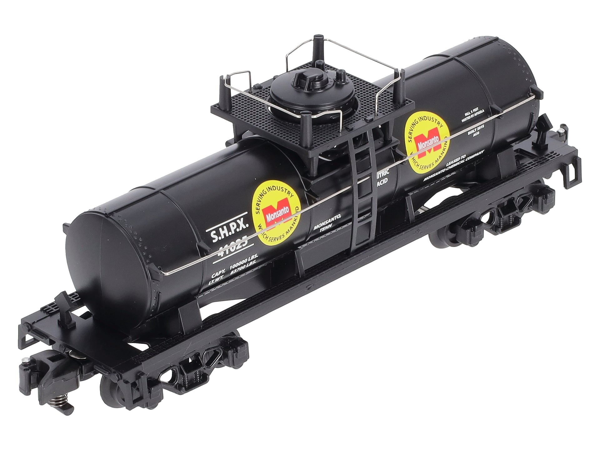 American Flyer 6-41025 S Gauge S.H.P.X. Monsanto SingleDome Tank Car #41025 LN/Box