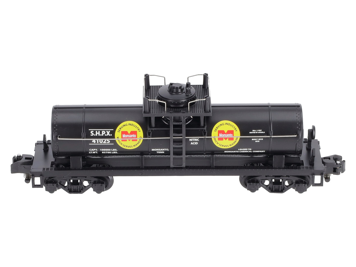 American Flyer 6-41025 S Gauge S.H.P.X. Monsanto SingleDome Tank Car #41025 LN/Box