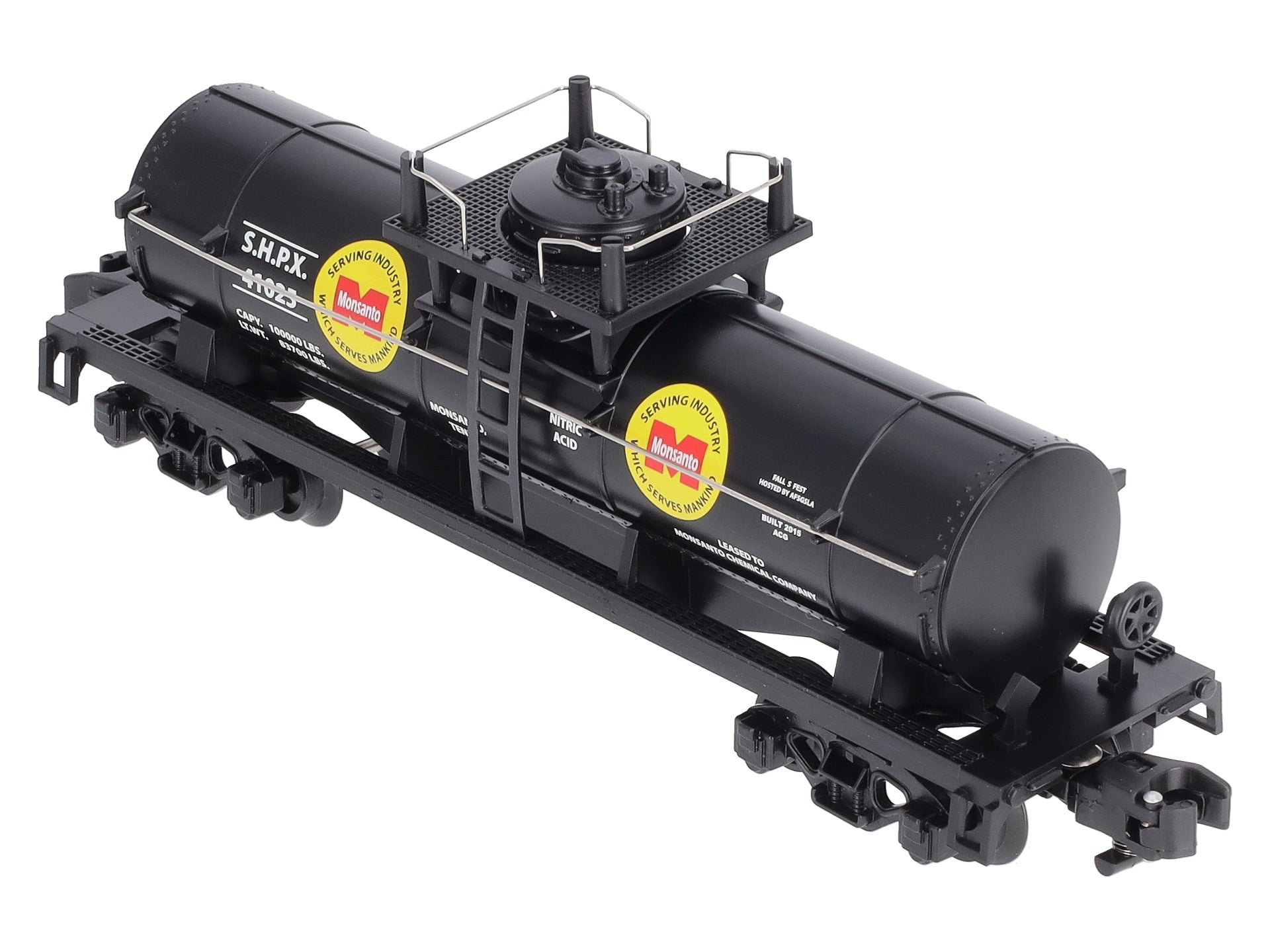 American Flyer 6-41025 S Gauge S.H.P.X. Monsanto SingleDome Tank Car #41025 LN/Box
