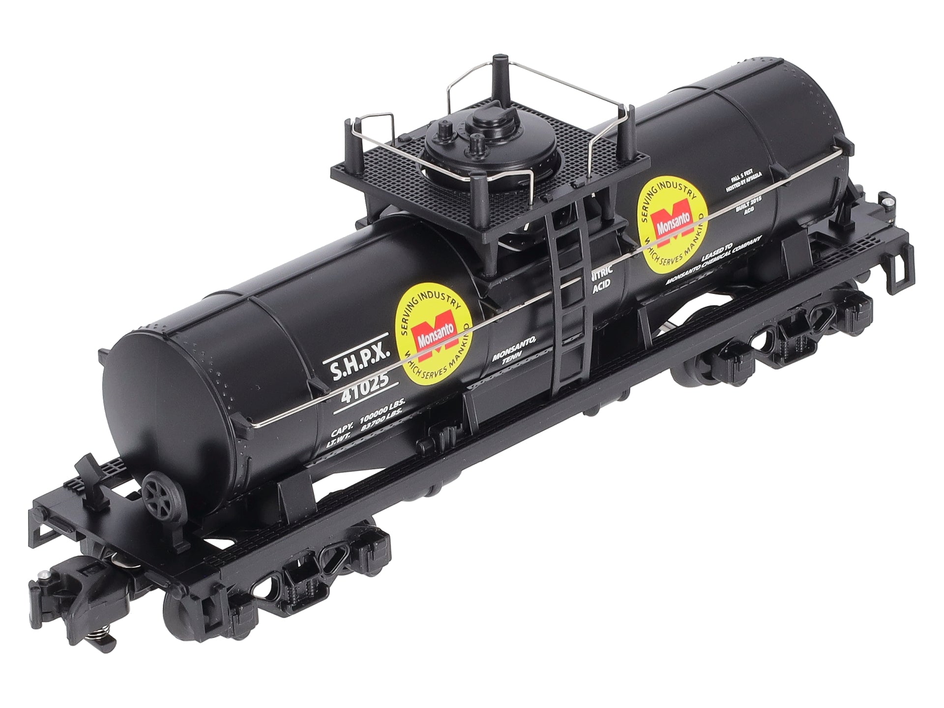 American Flyer 6-41025 S Gauge S.H.P.X. Monsanto SingleDome Tank Car #41025 LN/Box