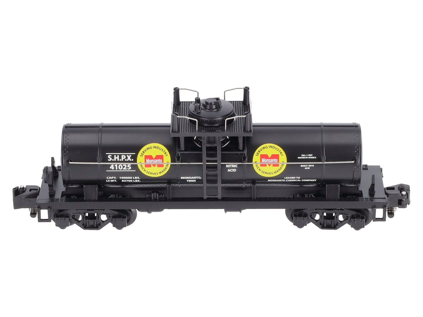 American Flyer 6-41025 S Gauge S.H.P.X. Monsanto SingleDome Tank Car #41025 LN/Box