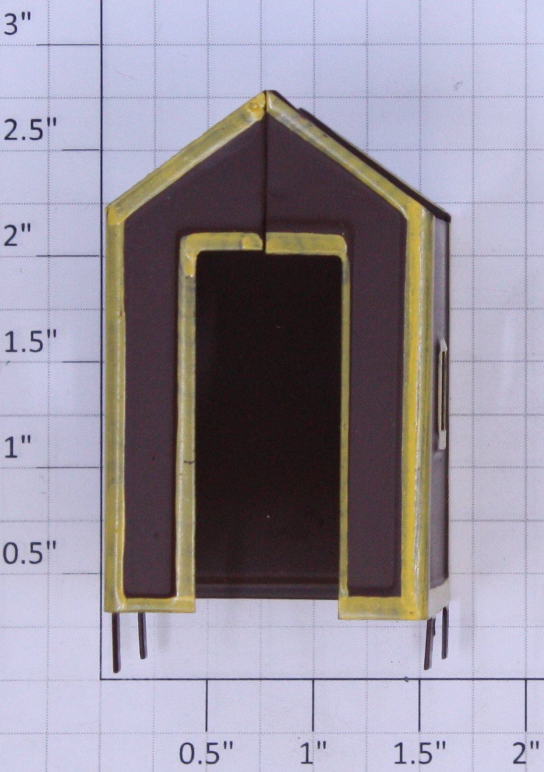 American Flyer PA9353B S Scale Brown House for Various Accessories