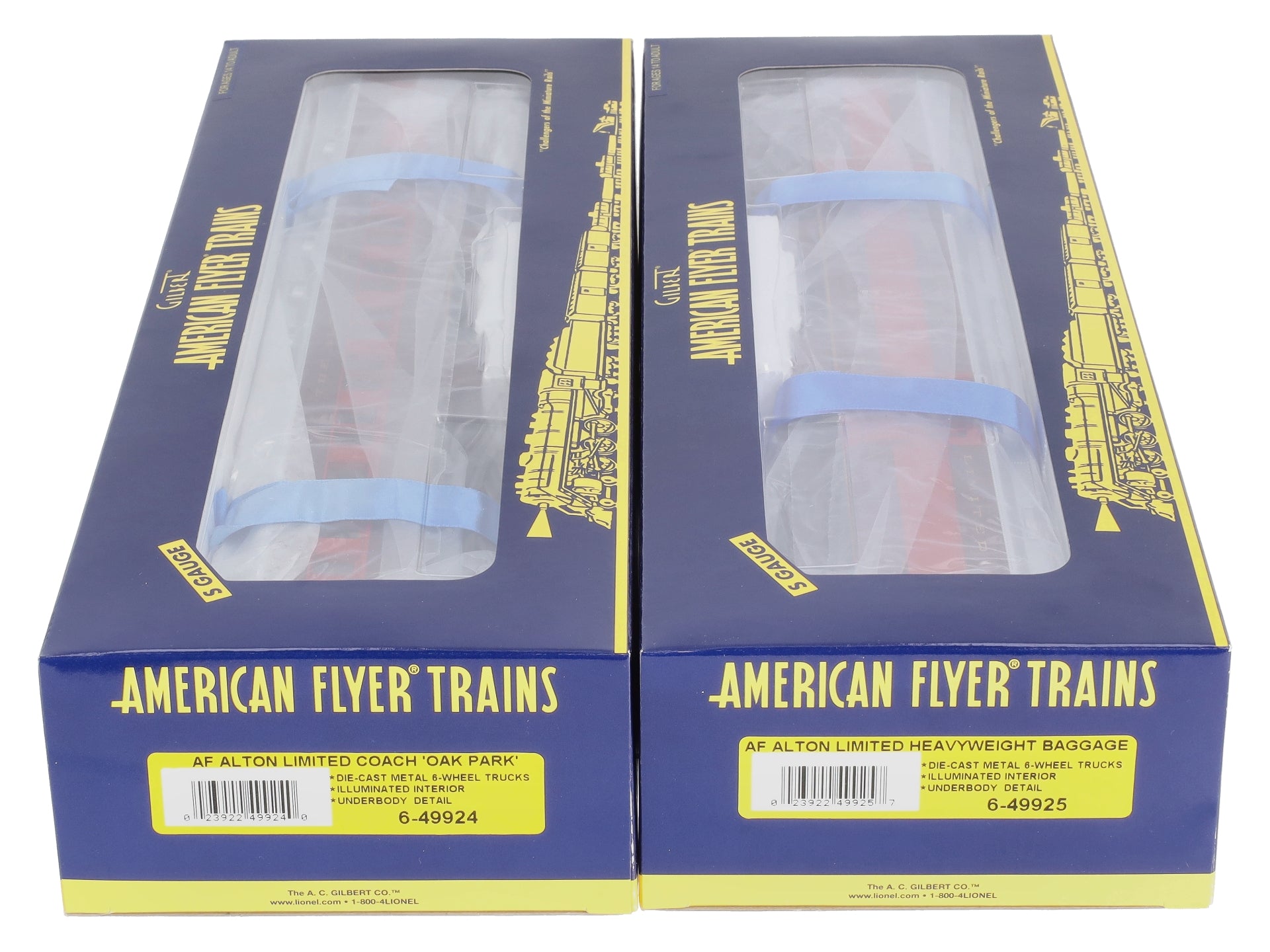 American Flyer 6-49923 S Scale Alton Limited Heavyweight (Set of 2)