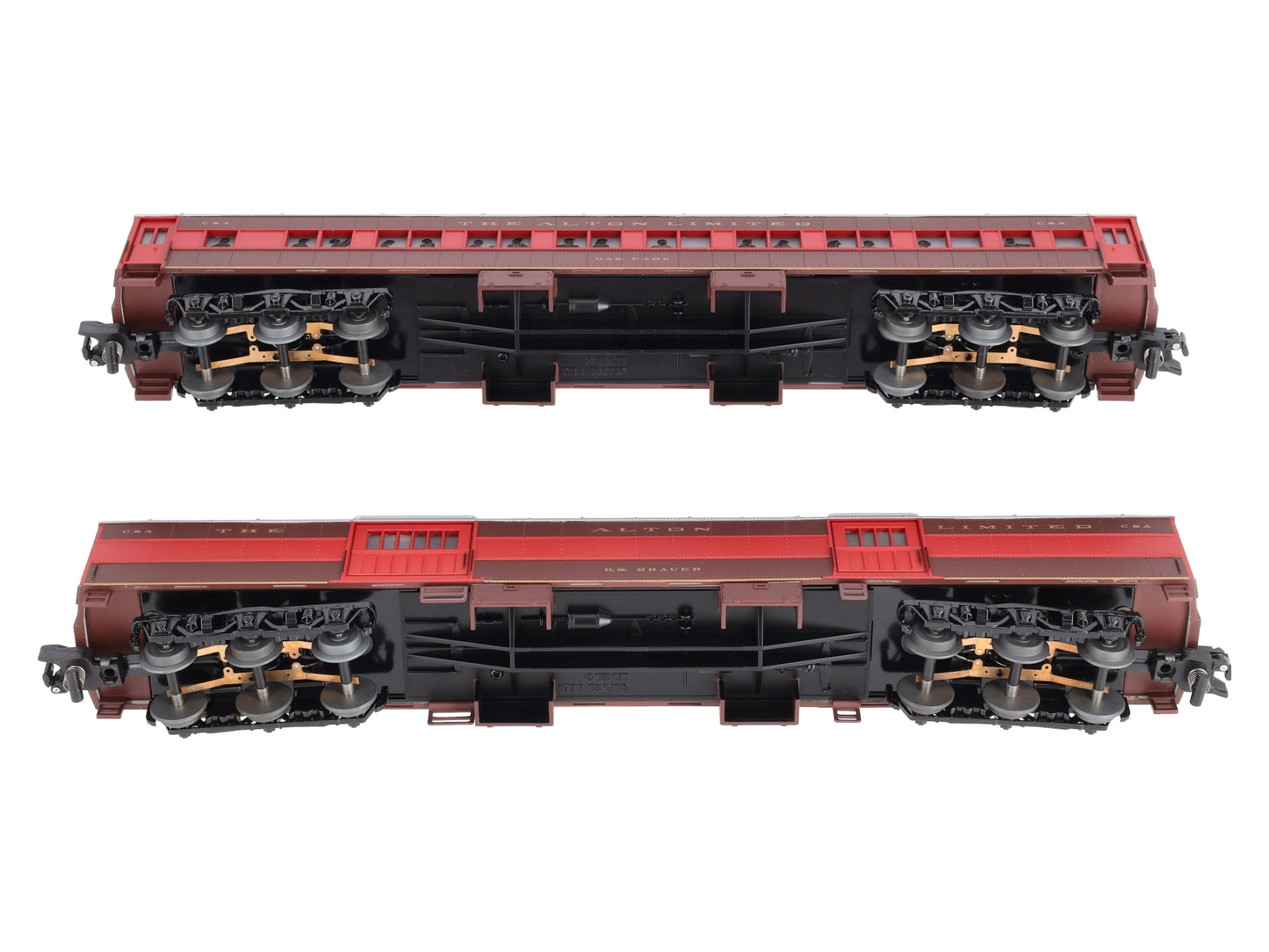 American Flyer 6-49923 S Scale Alton Limited Heavyweight (Set of 2)