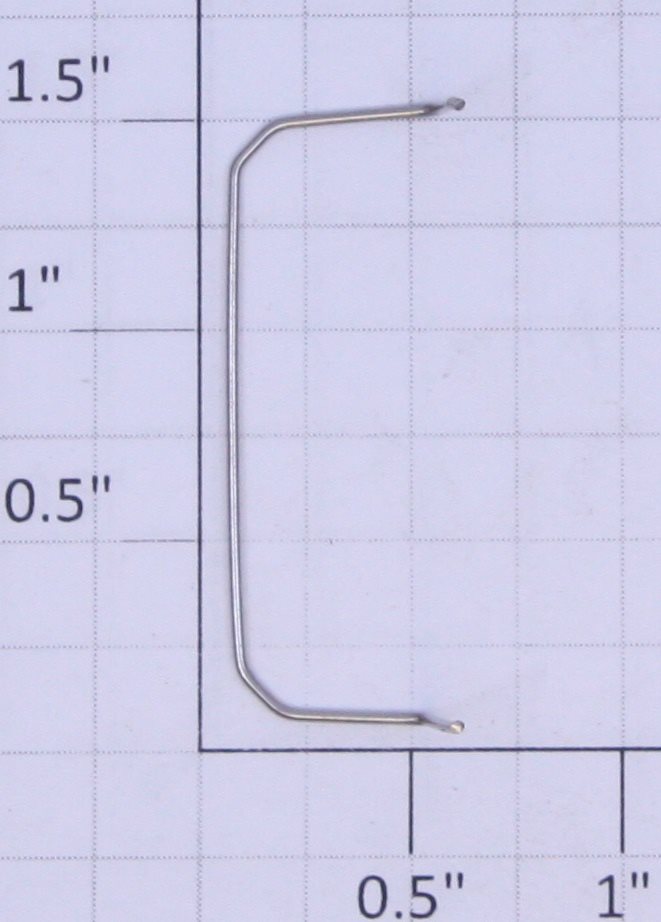 American Flyer HANDR0322 Tank Car Platform Nickel Handrail