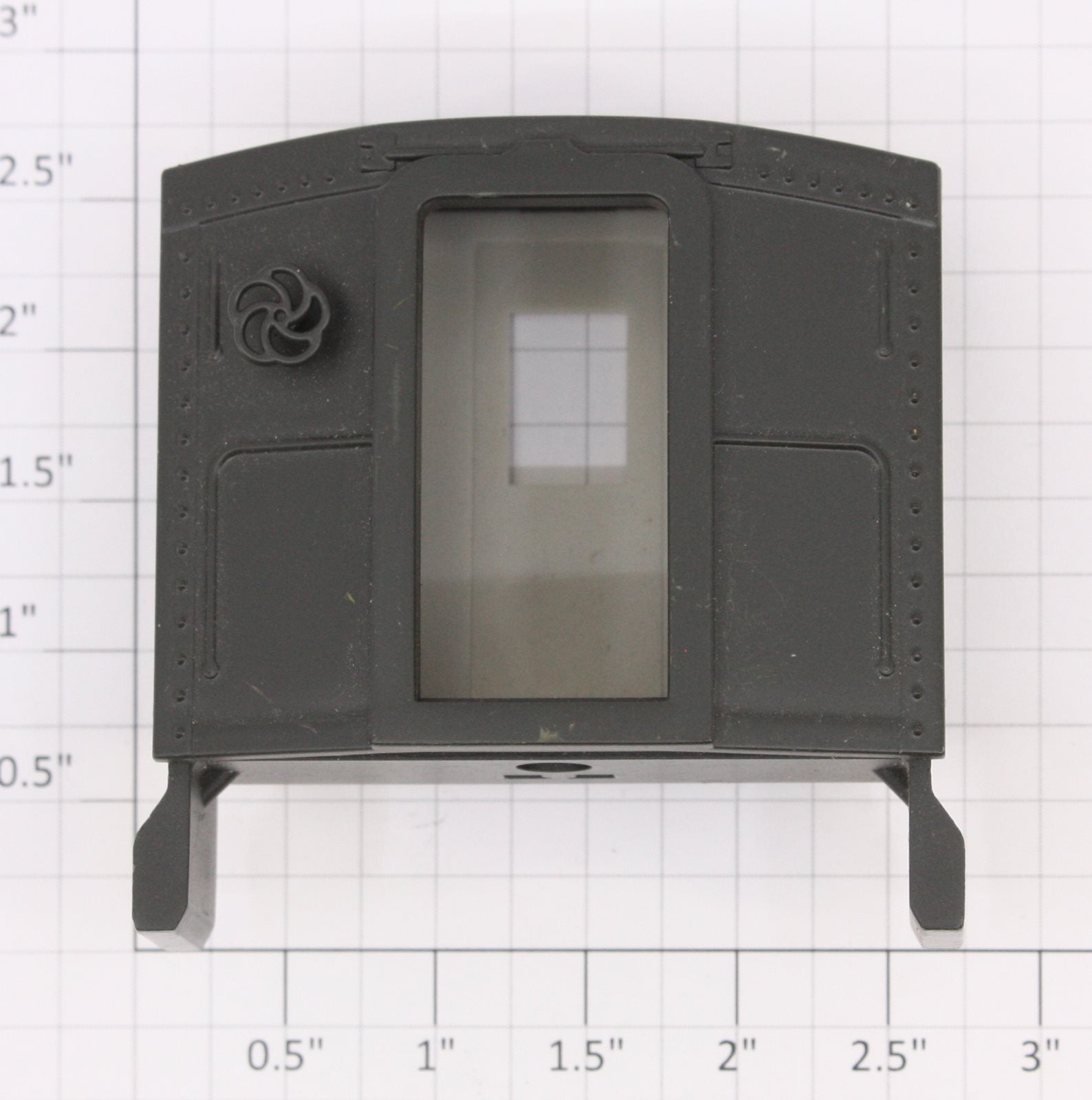 Acme 0130-2 Painted Olive Drab Vestibule with Swinging Doors and Steps