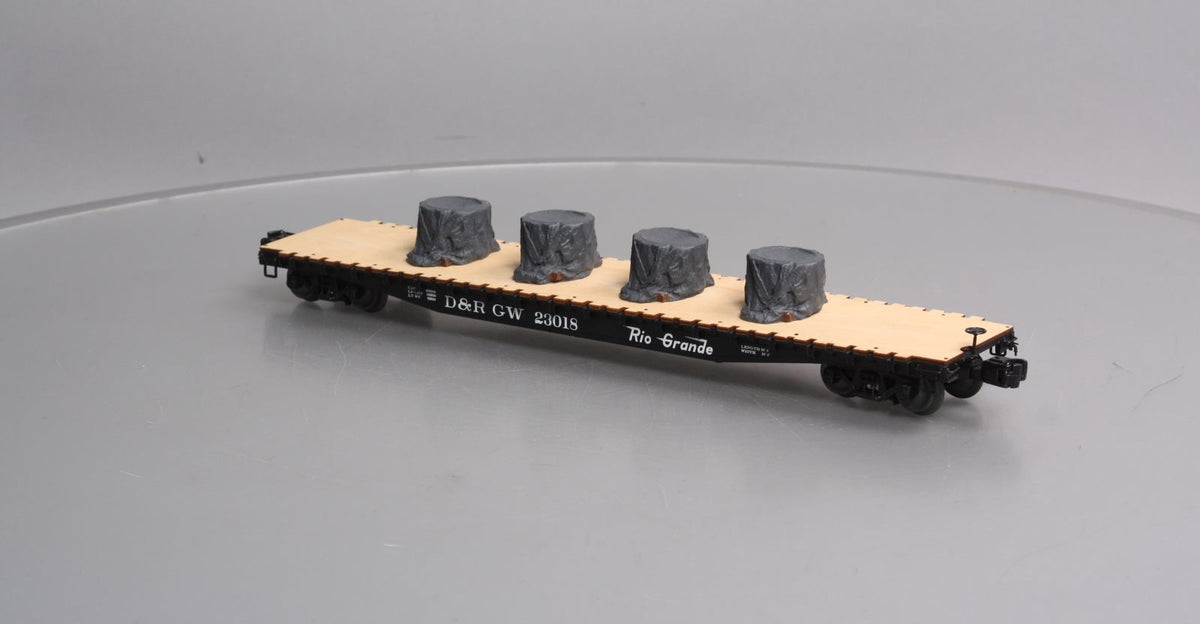 Lionel 6-82704 O Denver & Rio Grande Western Flatcar Tarped #23018 LN/Box