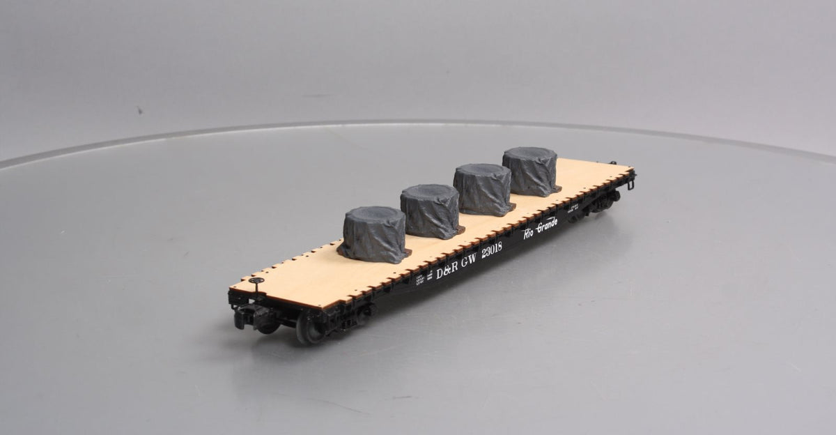Lionel 6-82704 O Denver & Rio Grande Western Flatcar Tarped #23018 LN/Box