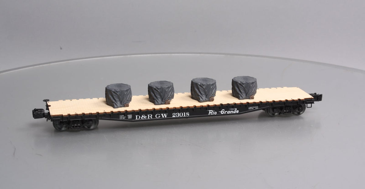Lionel 6-82704 O Denver & Rio Grande Western Flatcar Tarped #23018 LN/Box
