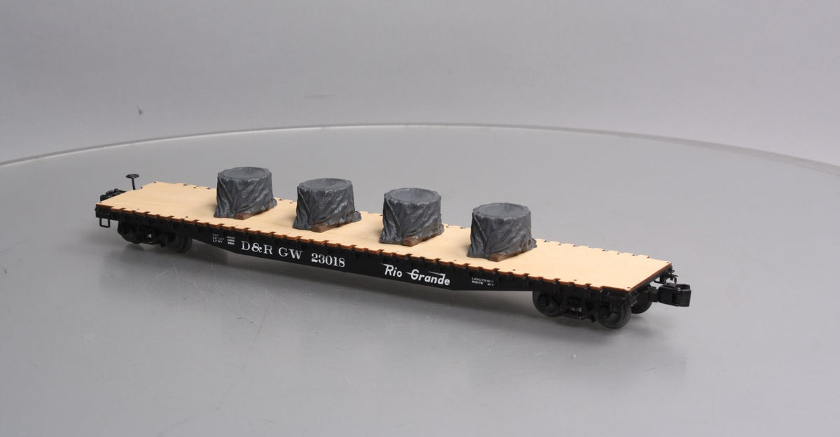 Lionel 6-82704 O Denver & Rio Grande Western Flatcar Tarped #23018 LN/Box