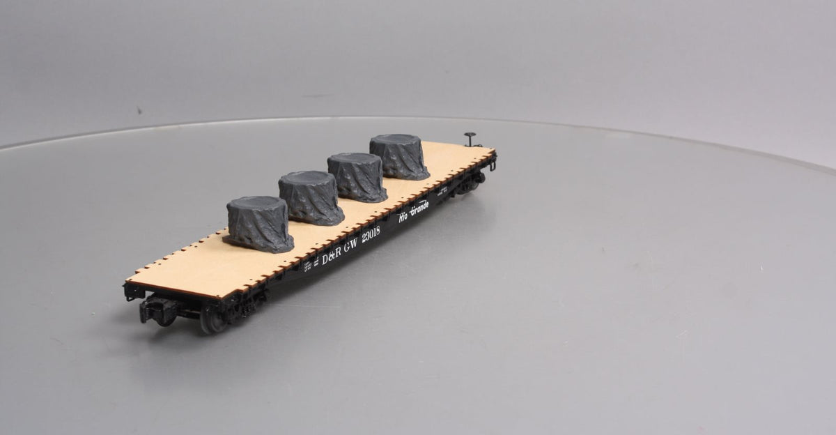 Lionel 6-82704 O Denver & Rio Grande Western Flatcar Tarped #23018 LN/Box