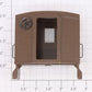 Acme 0130-1 Painted Brown Vestibule with Swinging Doors and Steps