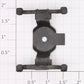 Lionel PT-1X Basic Staple Side Truck Frame without Stud
