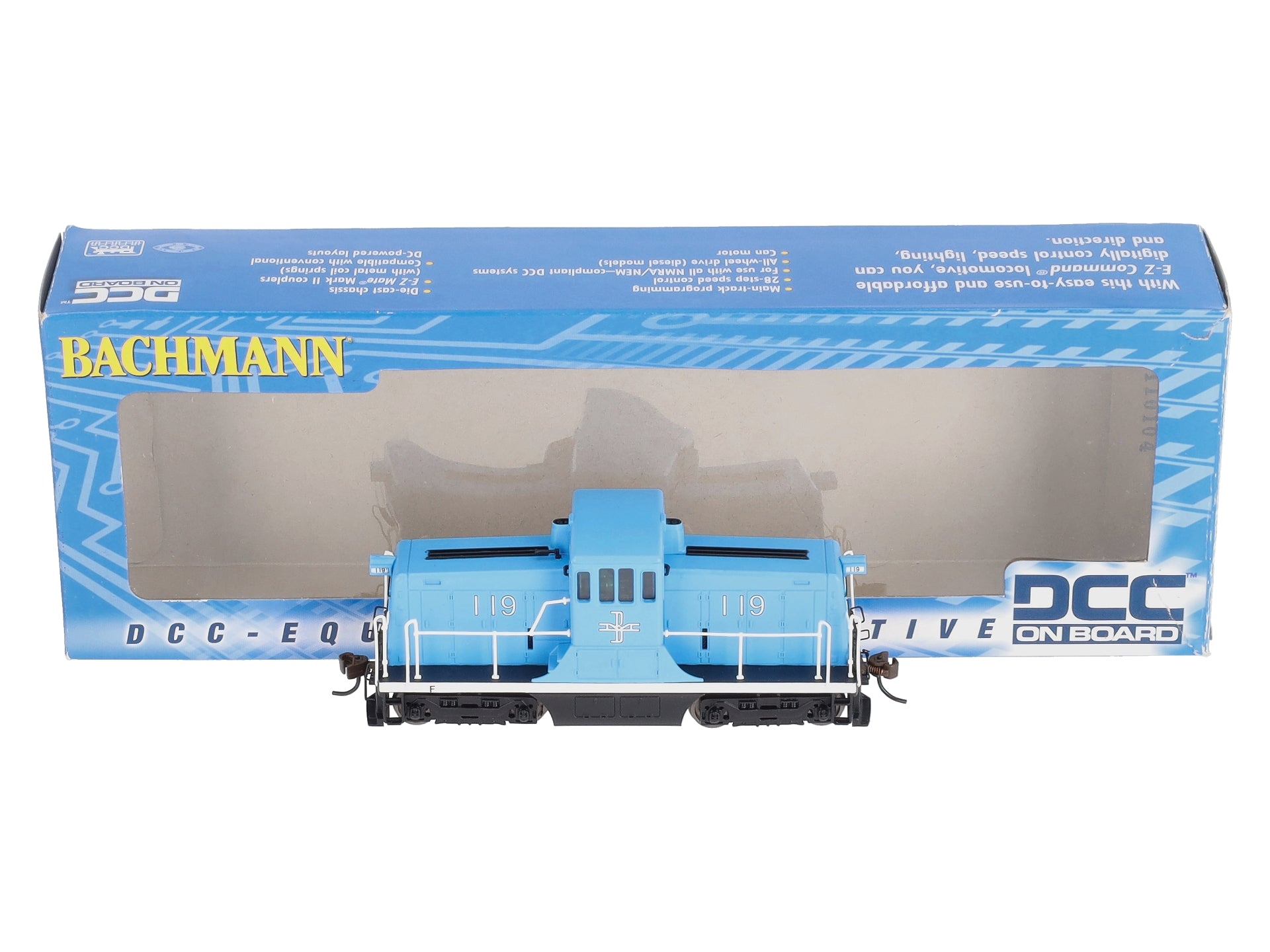 Bachmann 62207 HO B&M McGinnis 44-Ton Switcher #119 w/DCC
