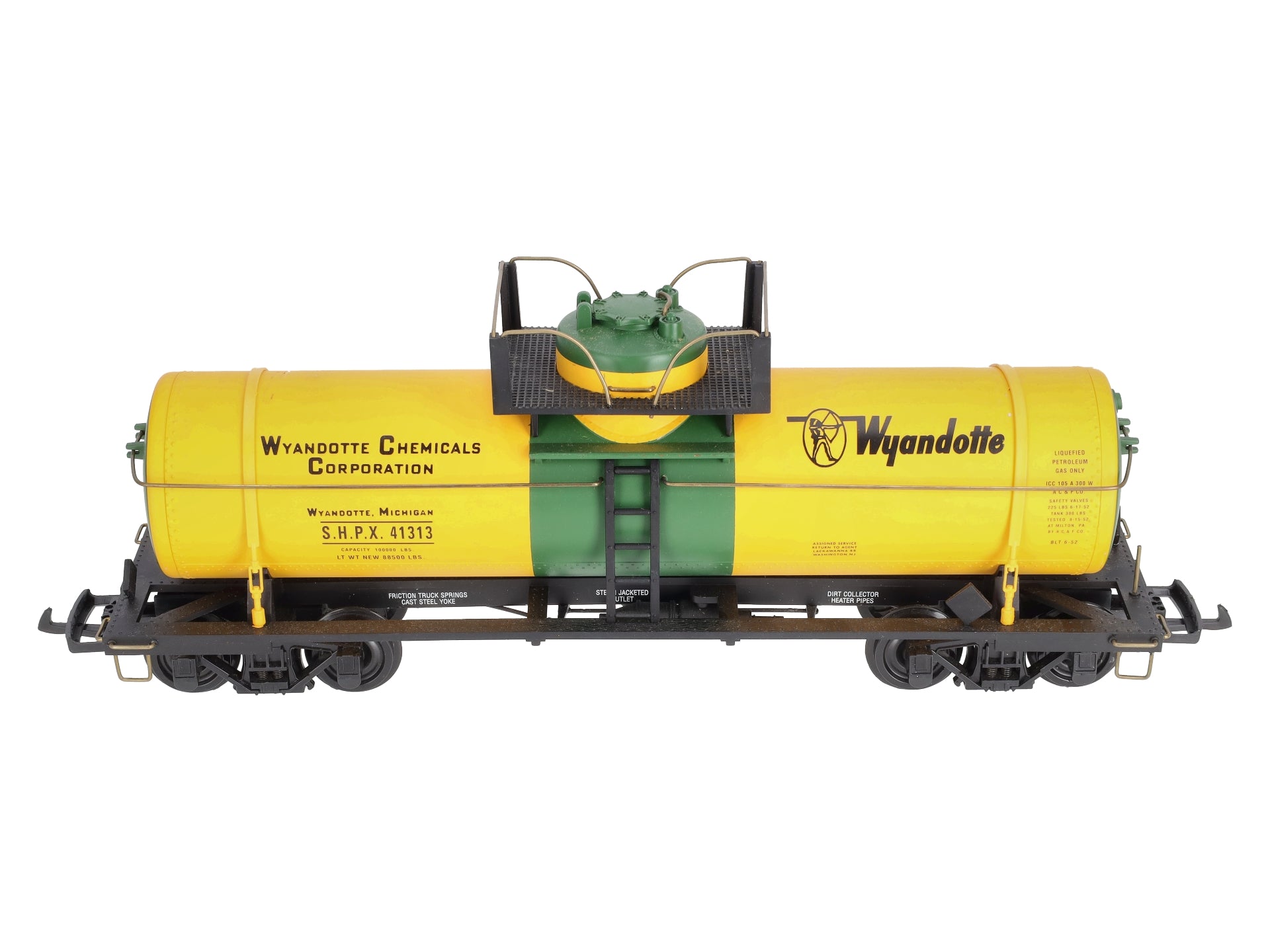 Aristo-Craft 41313 G Scale Wyandotte Single Dome Tank Car