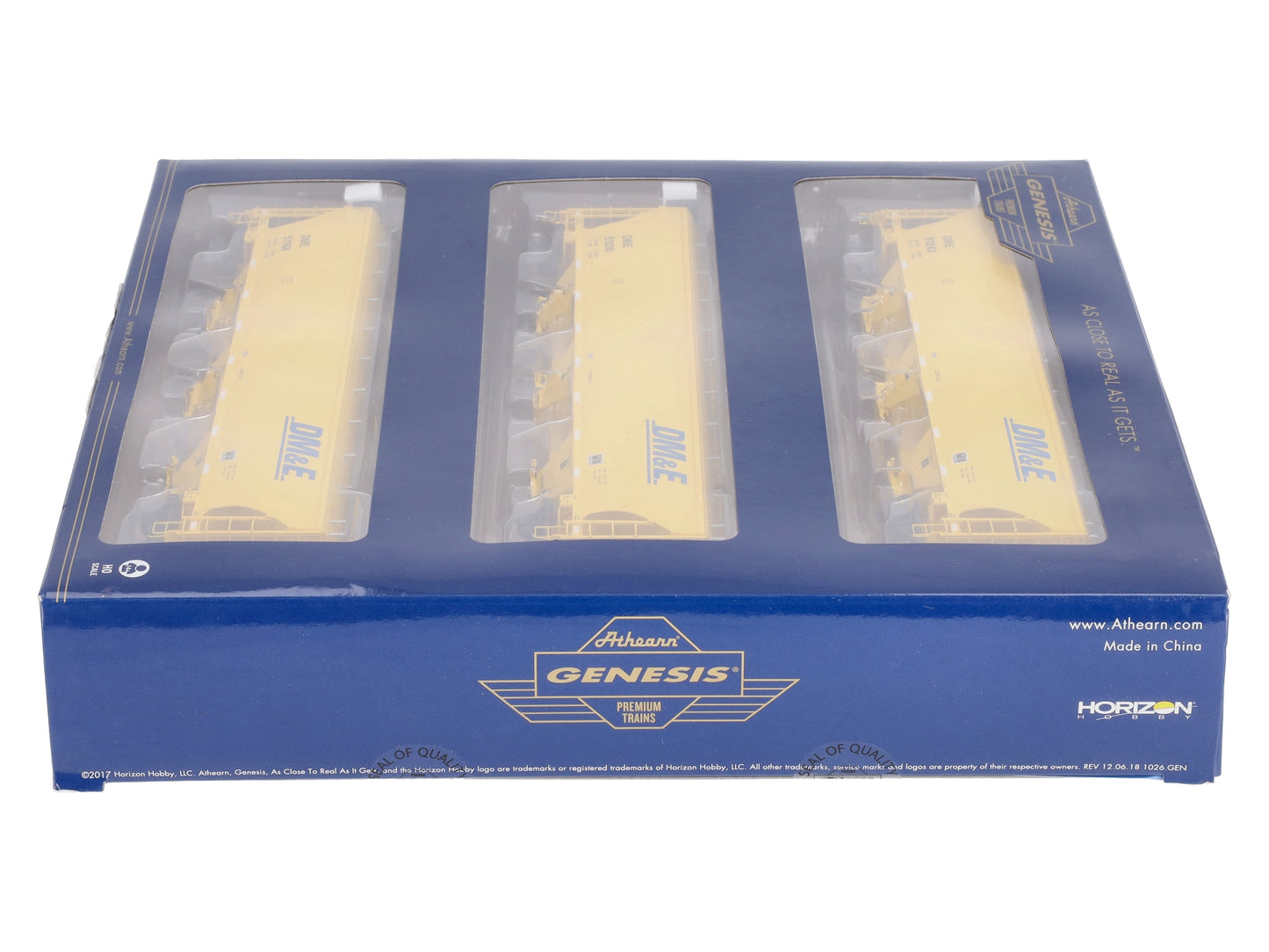 Athearn G97141 HO DM&E Trinity 3-Bay Hopper Cars #1 (Set of 3)