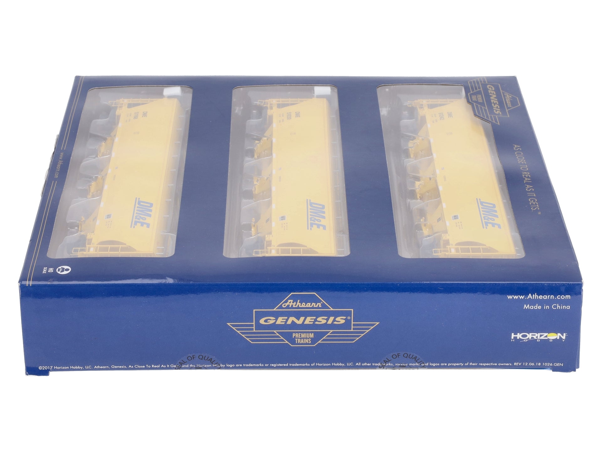 Athearn G97141 HO DM&E Trinity 3-Bay Hopper Cars #1 (Set of 3)