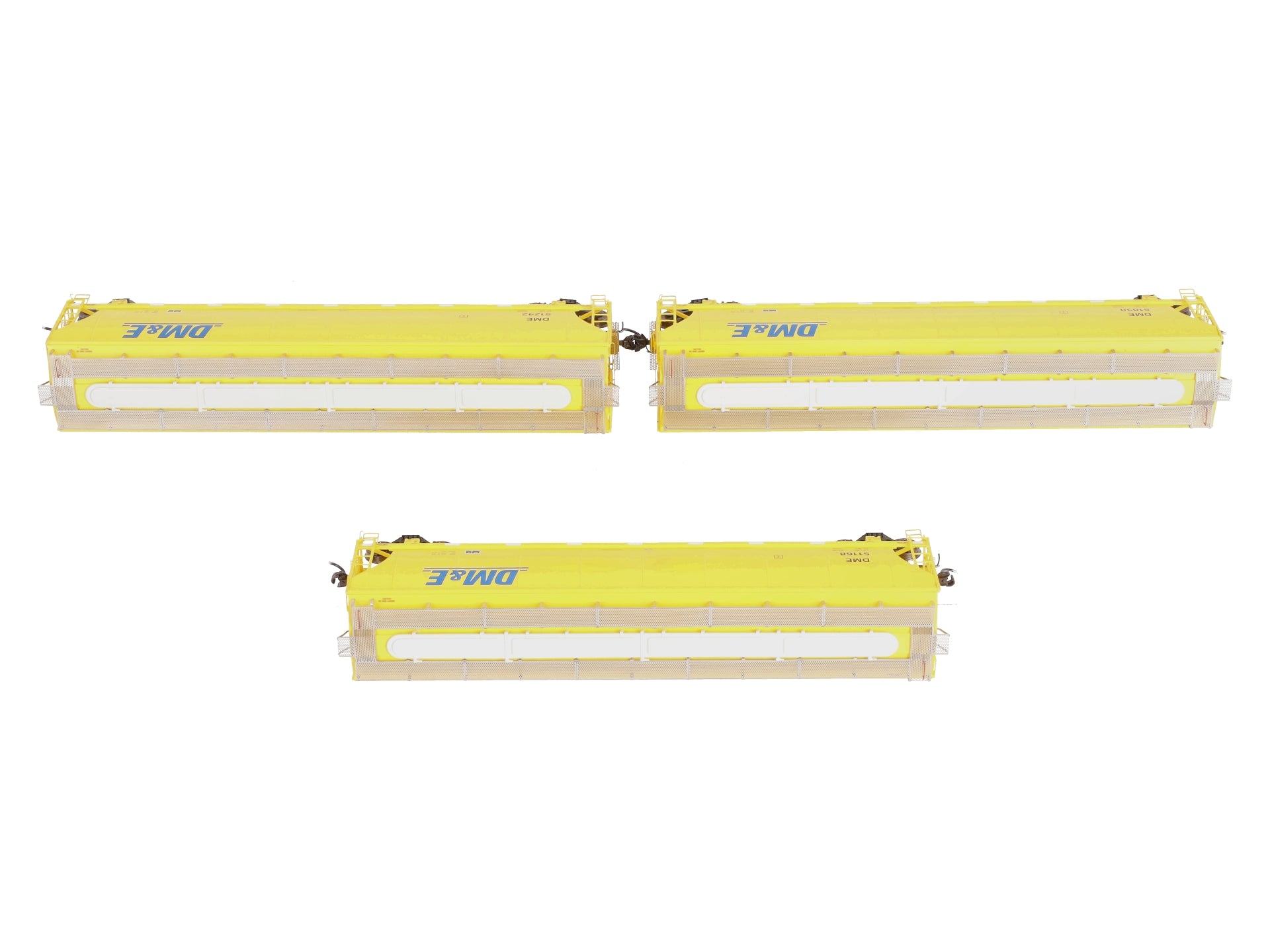 Athearn G97141 HO DM&E Trinity 3-Bay Hopper Cars #1 (Set of 3)