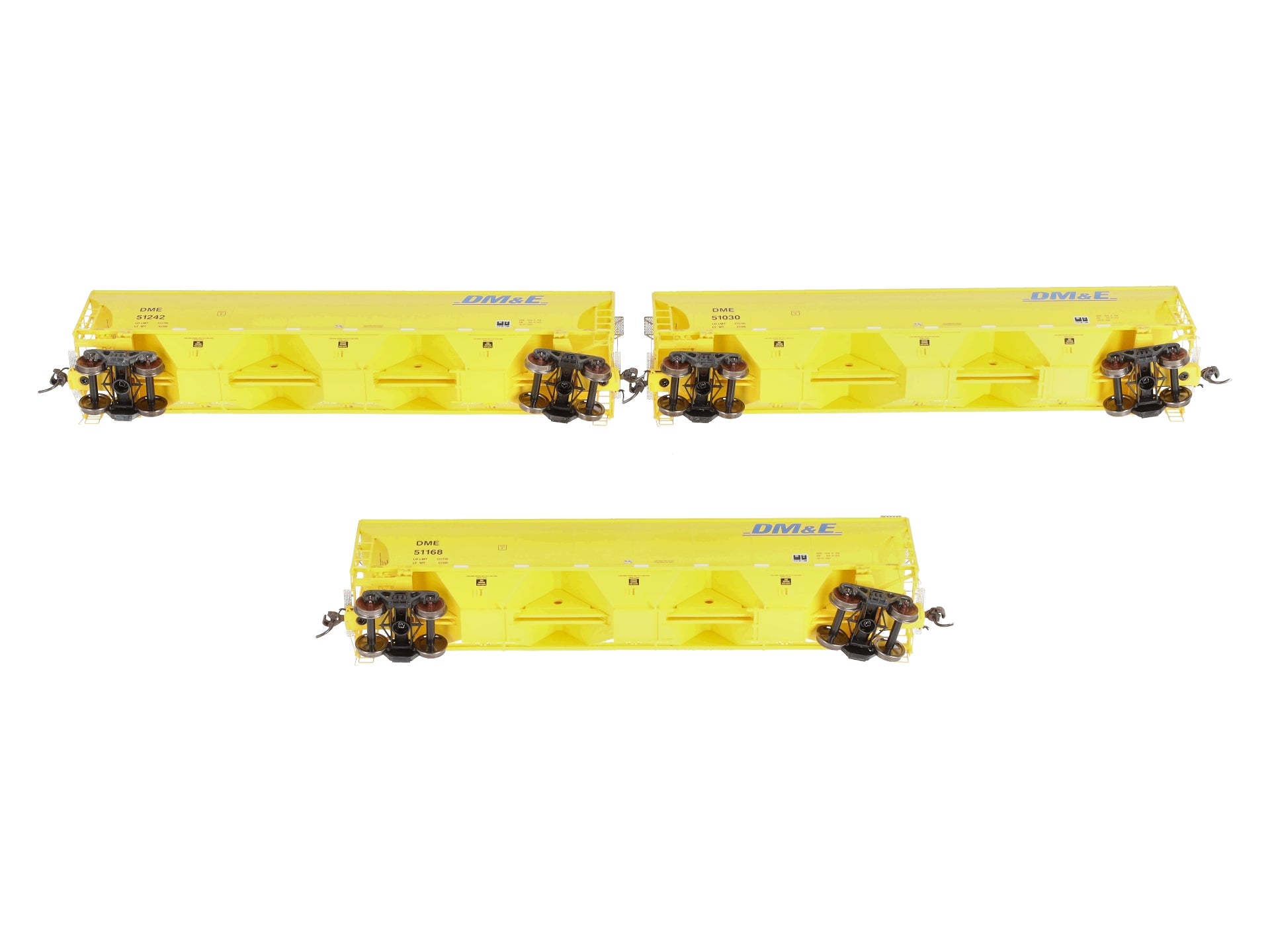 Athearn G97141 HO DM&E Trinity 3-Bay Hopper Cars #1 (Set of 3)