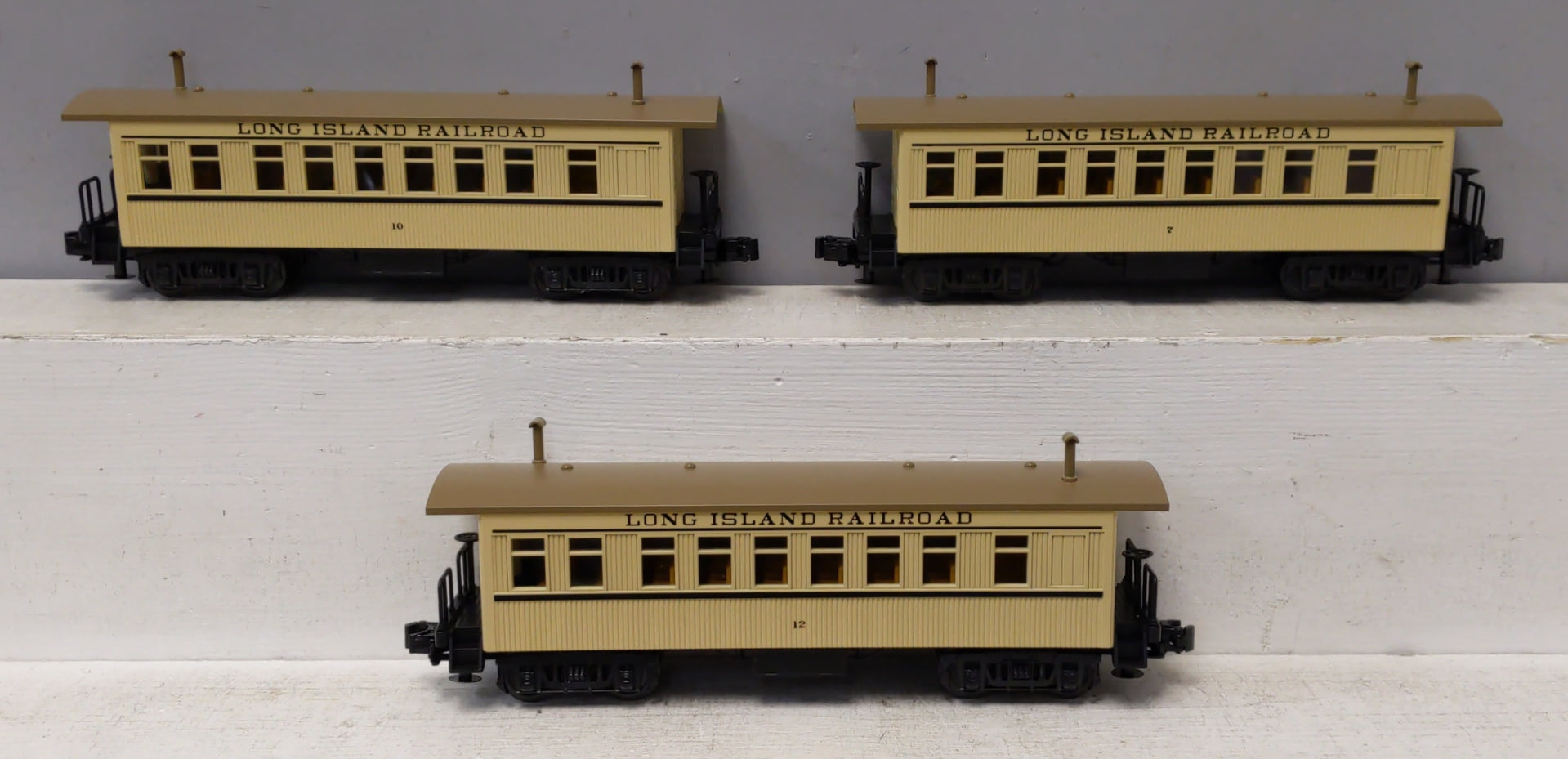 MTH 30-6440 O LIRR Overton Passenger Coach Set (3-Pack)