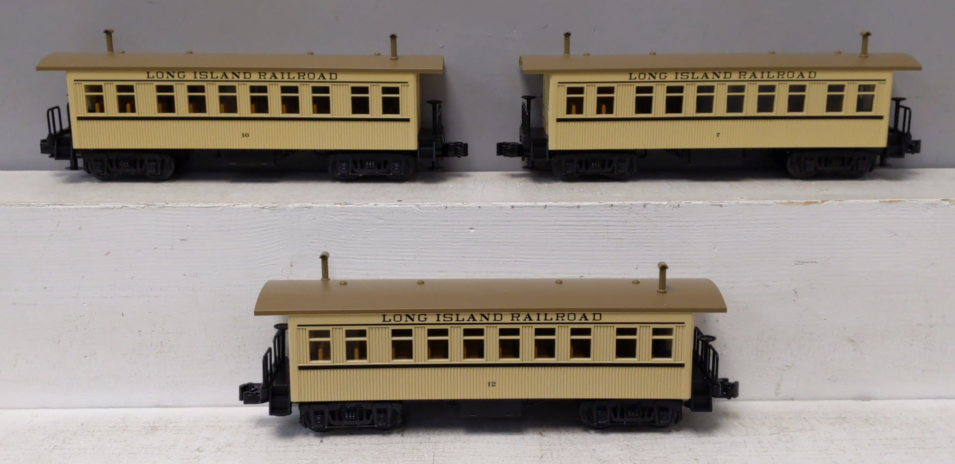 MTH 30-6440 O LIRR Overton Passenger Coach Set (3-Pack)