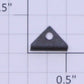 American Flyer AF-BL Black Metal Blank Number Board