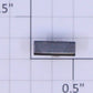American Flyer AF-BL Black Metal Blank Number Board
