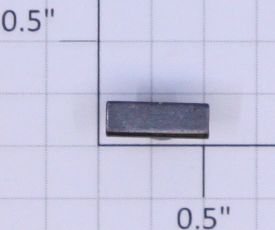 American Flyer AF-BL Black Metal Blank Number Board