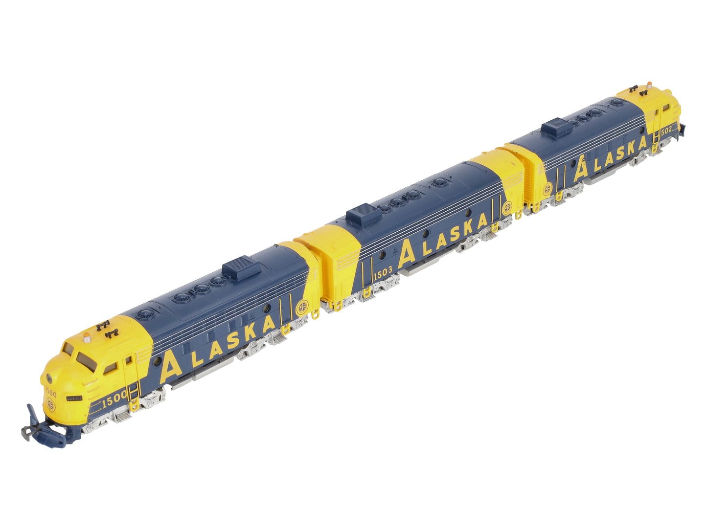 Marklin 3462 Alaska F-7 ABA Diesel/Electric Locomotive (Set of 3) EX/Box