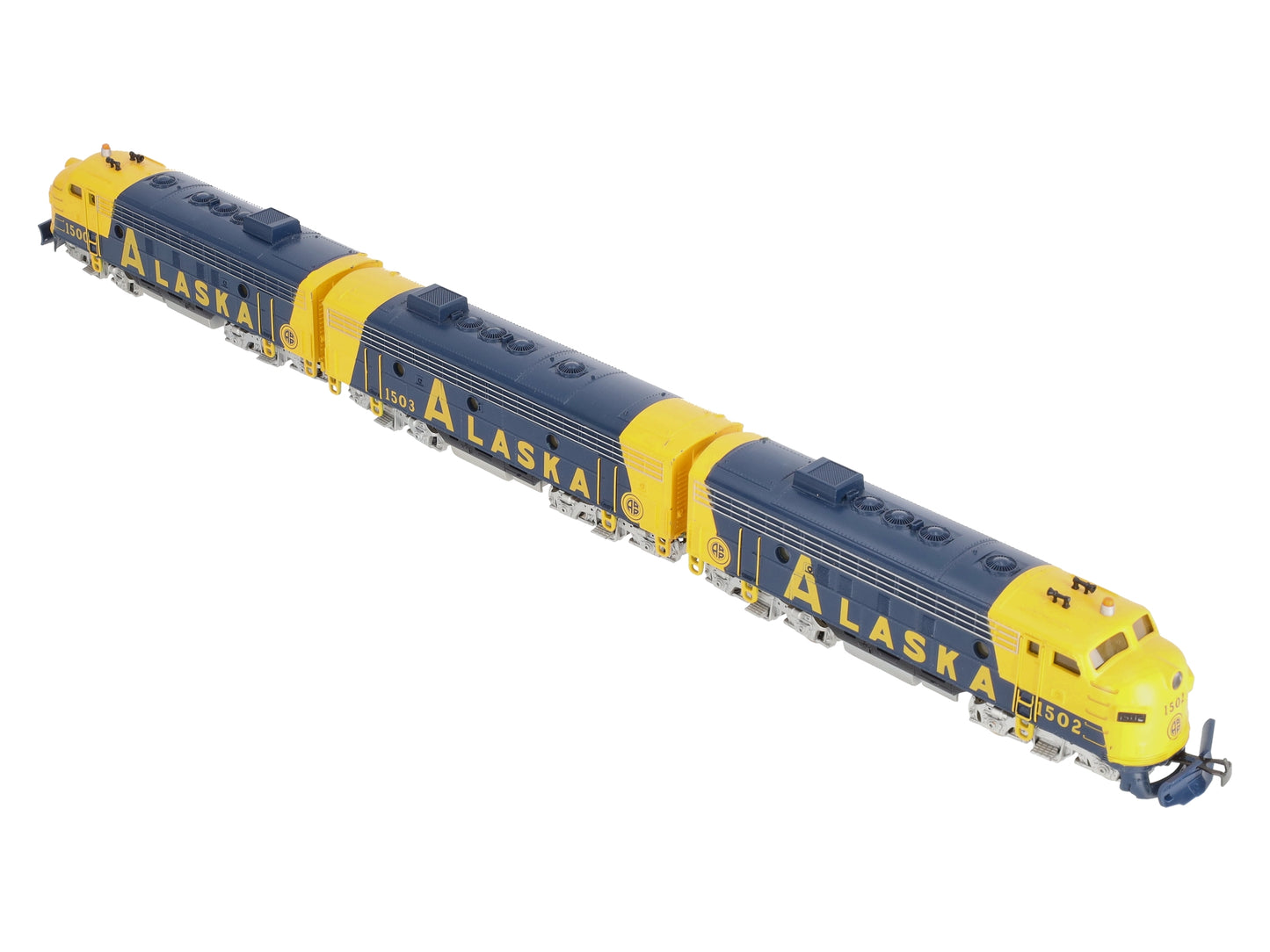 Marklin 3462 Alaska F-7 ABA Diesel/Electric Locomotive (Set of 3) EX/Box