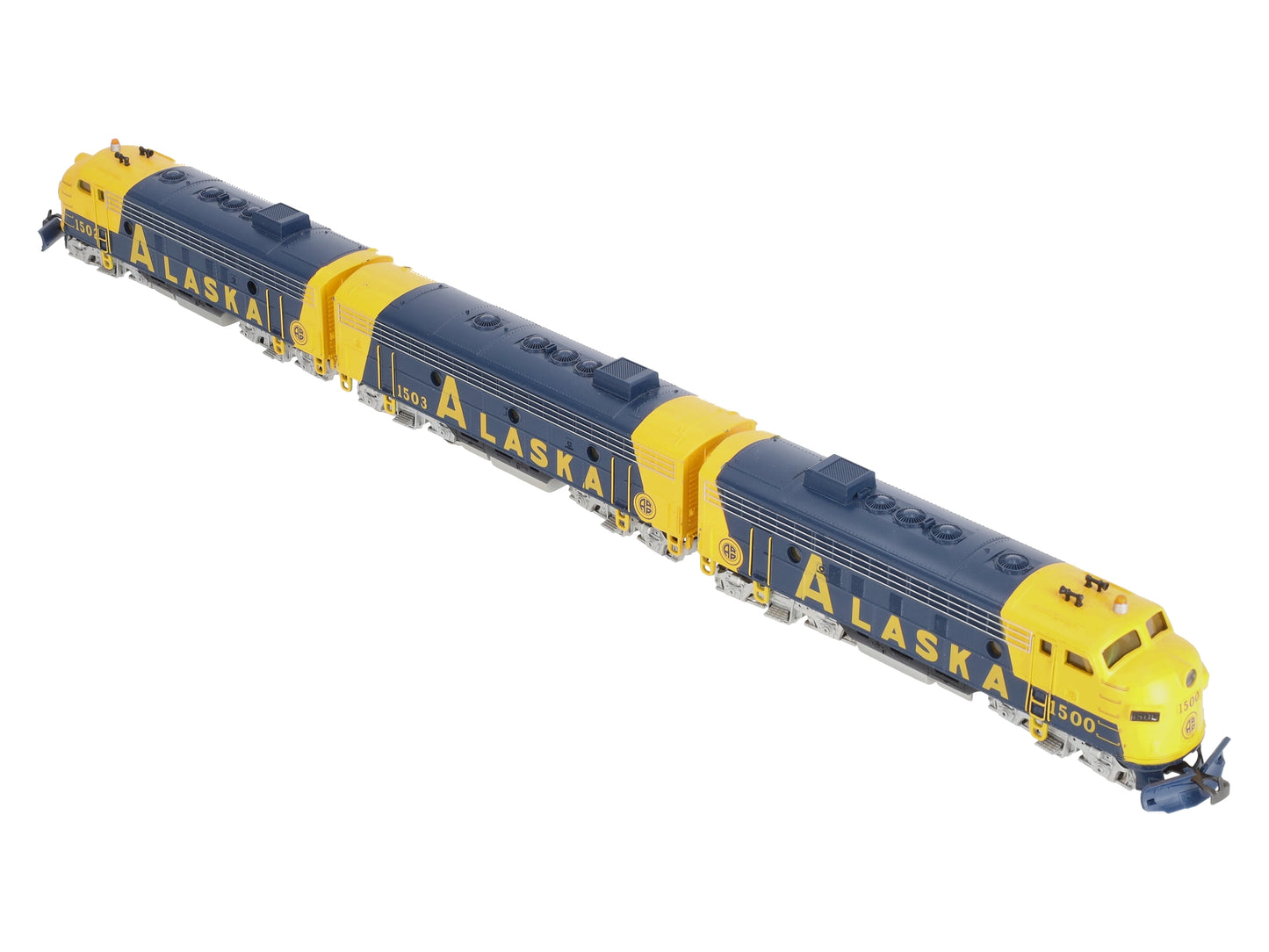 Marklin 3462 Alaska F-7 ABA Diesel/Electric Locomotive (Set of 3) EX/Box