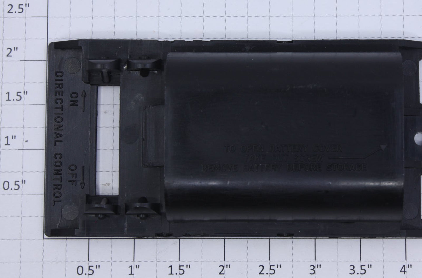 Lionel 2328-35 Battery Box Cover without Lionel Corporation Writing