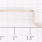 Lionel 250T-14 Z Shaped Nickel Rear Drawbar for 250WX Hiawatha Tender