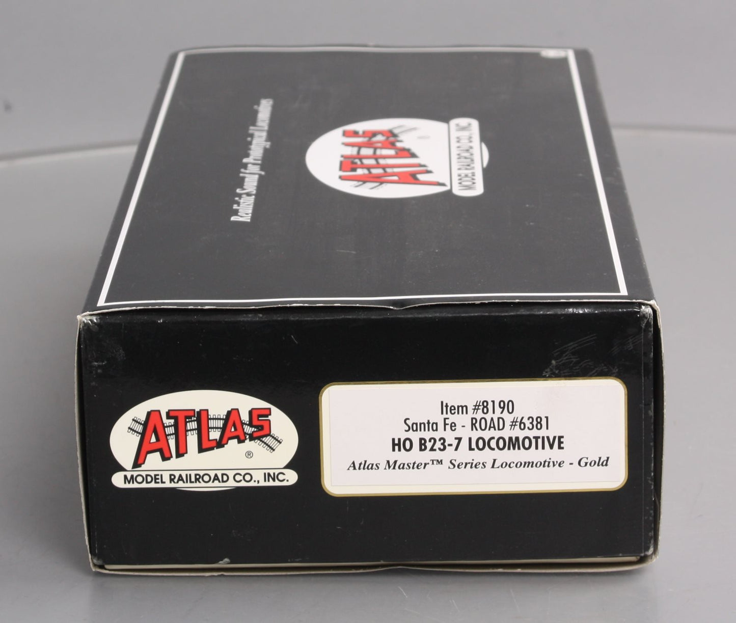 Atlas 8190 HO Santa Fe Low-Nose B23-7 Diesel Locomotive w/DCC/Sound #6381