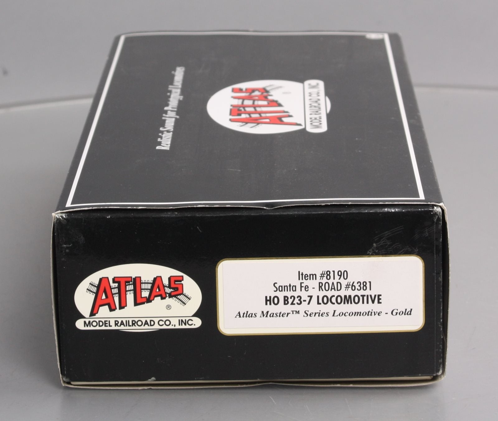 Atlas 8190 HO Santa Fe Low-Nose B23-7 Diesel Locomotive w/DCC/Sound #6381