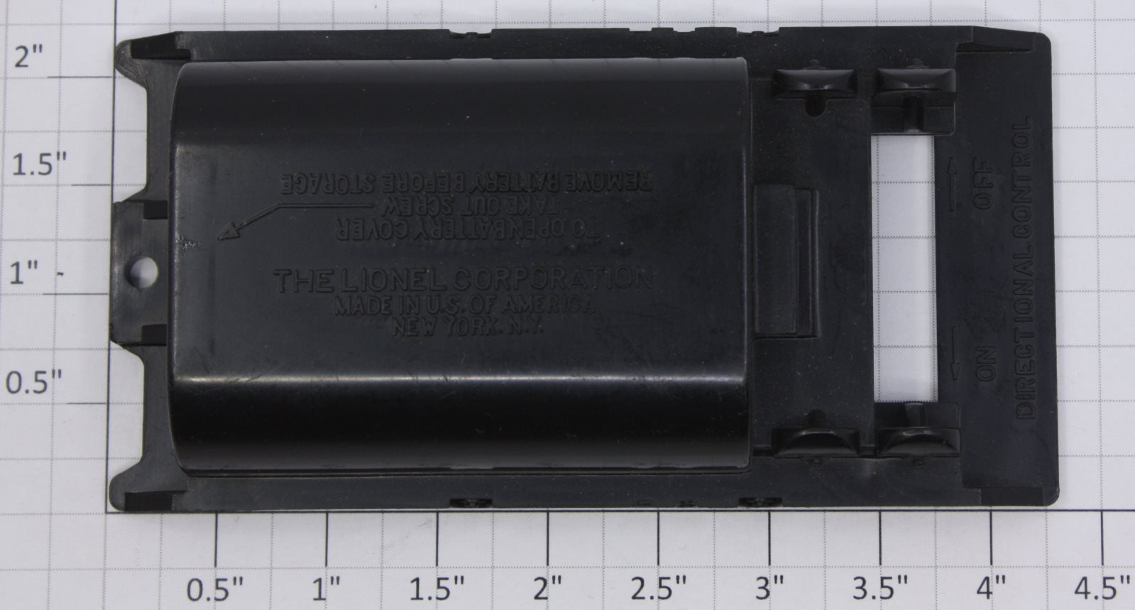 Lionel 2328-35 Battery Box Cover with Lionel Corp. Printing
