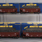 American Flyer 6-48613 S Bessemer & Lake Erie 3-Bay Hopper Set (Set of 4) NIB